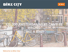 Tablet Screenshot of bikecity.nl